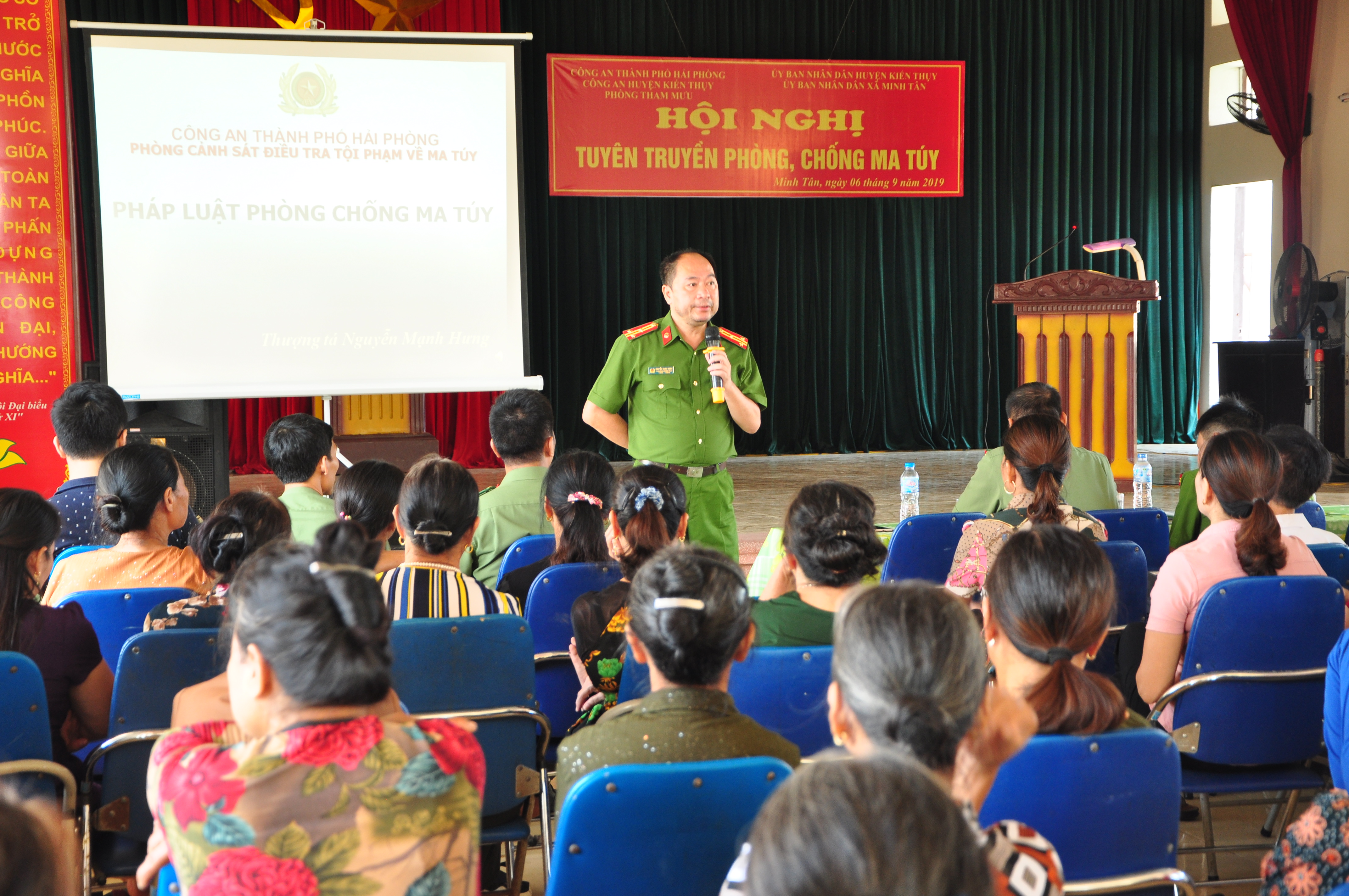 Phòng Cảnh sát điều tra tội phạm ma túy: Tuyên truyền phòng chống ma túy cho 1.750 người